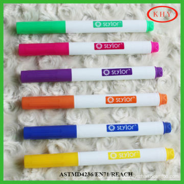 professional colored ink Permanent Marker Pen with sticker on pen body